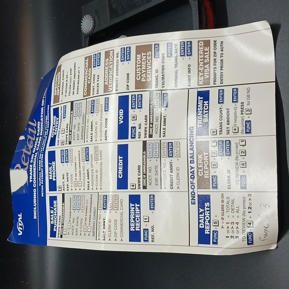 Verifone Printer 250 and Tranz 330 Verifone Vital Credit Card Reader - Picture 10 of 11